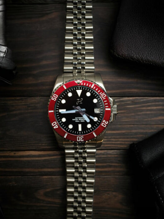 Red Bezel Dive Watch